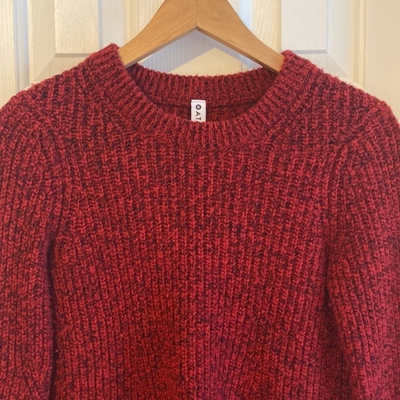 Athleta Sierra Wool Blend Chunky Knit Crew Sweater - XS - Picture 8 of 13